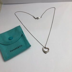 Tiffany & Co. Elsa Peretti open heart necklace
